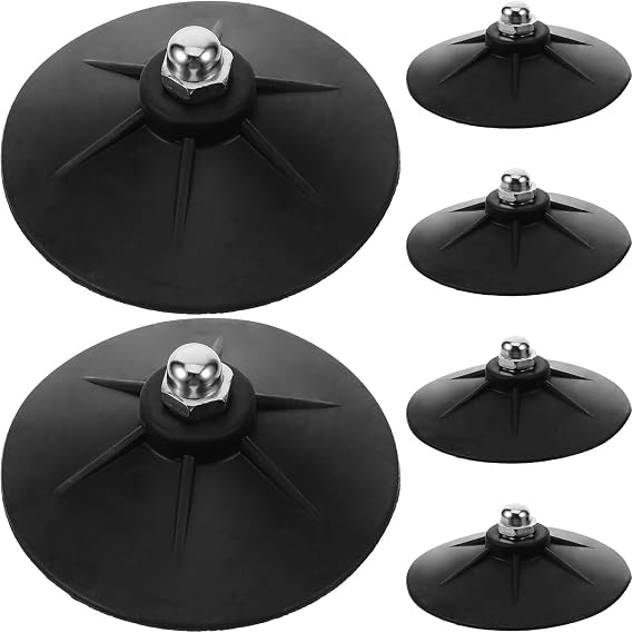 Cabilock 6pcs Rubber Sandbag Suction Cups for Boxing Bag Floor Anchors