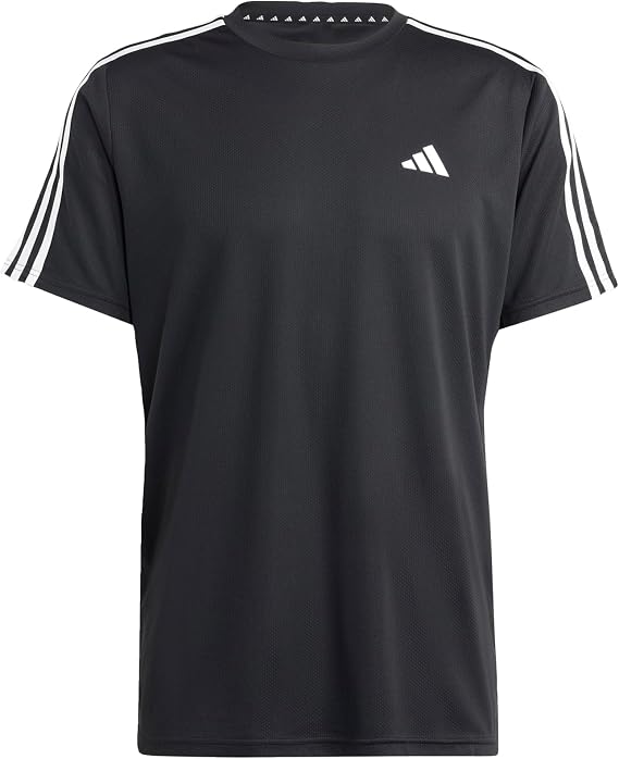 adidas Men's Train Essentials 3-Stripes Training T-Shirt (Short Sleeve) (Pack of 1)