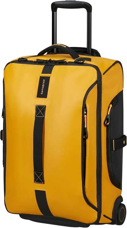 Samsonite Paradiver Light – Travel Bag with Wheels (55 cm), Small, Carry-on, Water Repellent, Lightweight, 48.5 L, Yellow (Yellow)