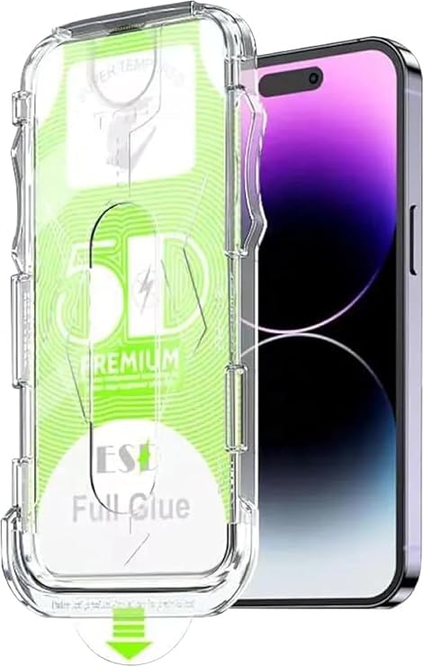 BABYLON EASY INSTALLATION Designed for Apple iPhone 12 Pro Max End-to-End Coverage Full Protection Durable Tempered Glass