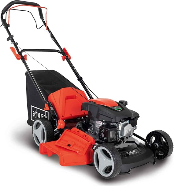 Scheppach MS161-46 Termal Çim Biçme Makinesi | Kundağı Motorlu | 4T Motor 150cm3 | Kesme Genişliği 46 cm | Pro Şanzıman | 55 Litre Sepet | Yandan Çıkarma ve Malçlama Fonksiyonu