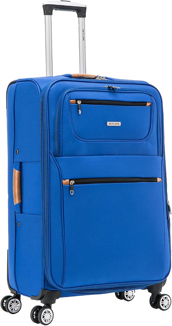 Large Suitcase 29" Super Lightweight Luggage 20" Expandable 4 Wheel Spinner Soft Shell Check in Luggage for 23kg