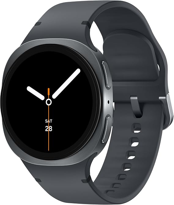 Samsung Galaxy Watch8, AI Smart Watch, Sport Band, Cushion Design, 3nm Processor, Health & Sleep Coach, Fitness Tracker, 40mm, LTE, Graphite, (UK Version)