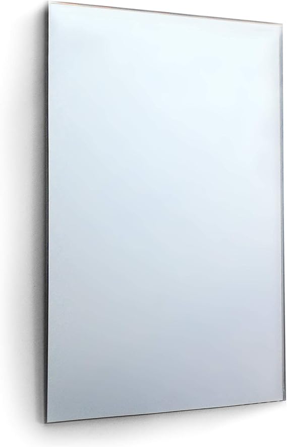 MirrorOutlet 4mm As Cut Fitness Workout Bathroom Large High Definition Gym Yoga Boxing Wall Mirror: Safety Backed (7ft x 3ft (213 x 91cm))