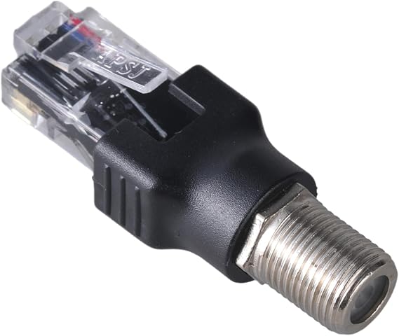 Ftypeメスからrj45男性同軸バレルカプラーアダプターrj45からftypeコネクタコンバーターイーサネットケーブルアダプターラインテスター用コックスアダプター