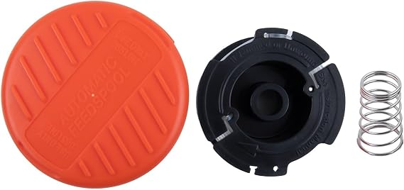 AF-100 Replacement Spool Line Cap RC-100-P Spring for Black Decker Trimmers Edgers Single Line Automatic Feed Nylon 30ft 0065in Suitable for GH400 GH500 LST300 Outdoor Lawn Care