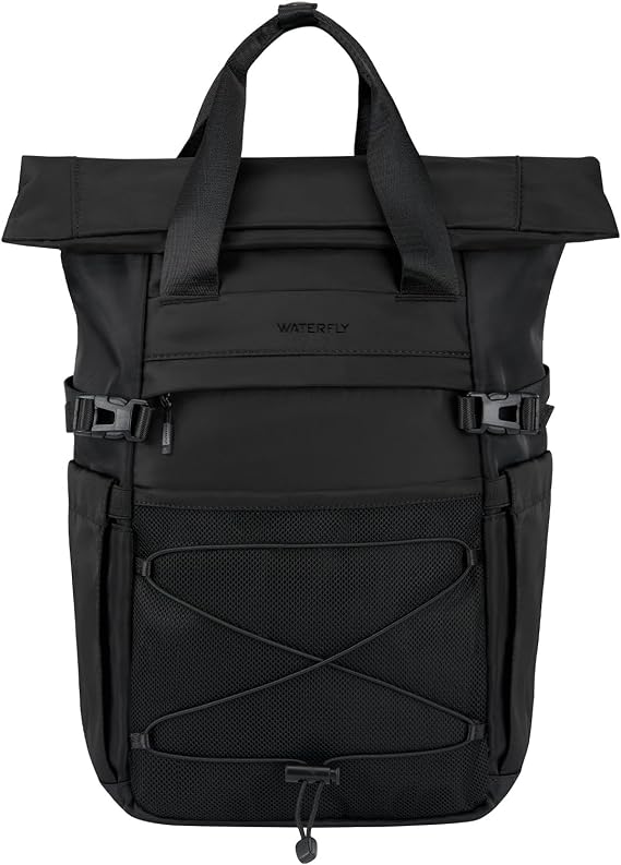 Waterfly Roll Top Backpack Rucksack: 16 Inch Laptop Compatible