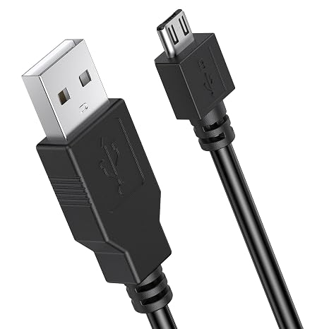 Usb A Charger Cable for PS4 Controller,1.8m Charger Work for Sony PlayStation 4/ PS4/ PS4 Slim/PS 4 Pro/Xbox One (Black)