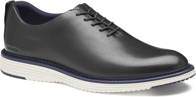 Johnston & Murphy Men's Upton One-Piece Perf Plain ToeOxford