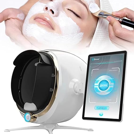 Skin Testing Machine with 3D Facial Scanner, Wrinkle Pigmentation Acne, Portable Facial Skin Analyzer, Facial Diagnostic Machine with 13.3/21.5-Inch HD Screen, 36 Million Pixels,21.5inches