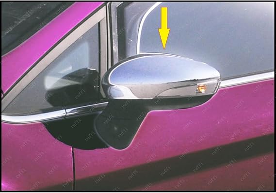 EBAL OTO AKSESUAR Krom Ayna Kapağı 2 Parça 2009 üzeri P.Çelik Ford Fiesta ile uyumlu