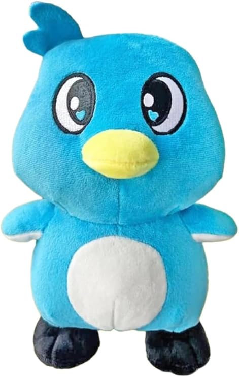 Milo Plushie, Milo Stuffed Toy, Cartoon Game Plush Toys, Cute Stuffed Plushie Doll Figure Pillow for Room Decor for Video Game Fans (Blue)