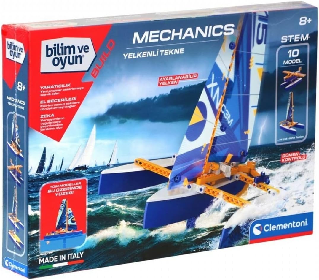 Clementoni Mechanical Laboratory - Sailing Boat Toy