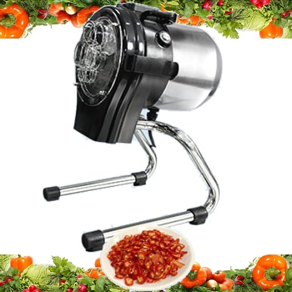 Electric Vegetable Cutter - Professional Shredding and Slicing Machine for Home Kitchen Use, Commercial Electric Vegetable Shredder for Quick and Efficient Food Preparation