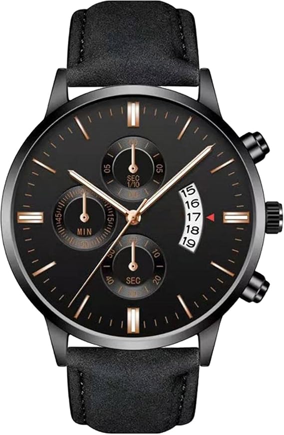 Luxury Watches - Cute Watches | Waterproof Watches with Leather Band | Vintage Watches | Watches for Men | Casual Sports Watches | Minimalist Men Watches for Home Dating