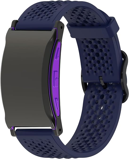 Lamshaw Compatible for Shock Clock Max Bands, Silicone band with Metal Buckle Compatible for Pavlok Shock Clock 3, Max