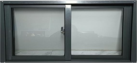 Large Vertical Sliding Window Replacement, Horizontal Sliding Design for Home, Shed, Basement, and Coop Installations