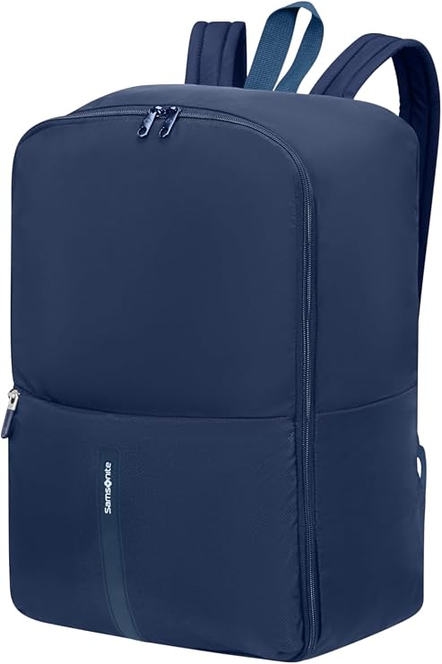 Samsonite TA Revolution – Foldable Backpack, Lightweight & Compact, Faltrucksack with Reflective Details, Ideal for Travel & Daily Use, 44 x 32 x 15 cm, Midnight Blue, Carry-on Luggage