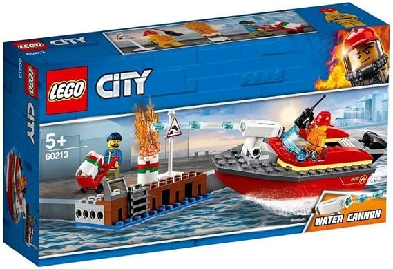 LEGO City Fire Brigade Dock Side Fire 60213 (97 parts) - 2019