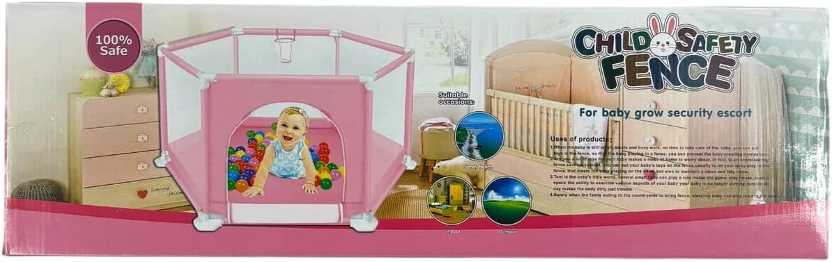 "ChildSafe Oyun Çiti – Bebekler İçin Eğlenceli ve Güvenli Alan"