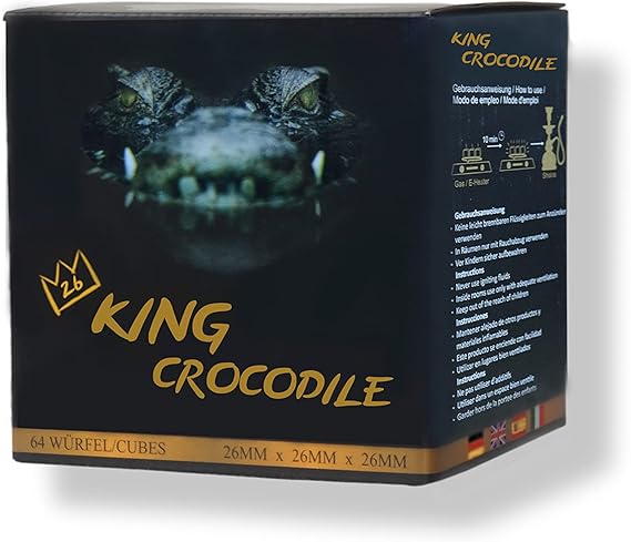 Coconut Charcoal with Long Burning Time 26 x 26 mm Sustainable Natural Charcoal Low Ash Low Smoke Barbecue Charcoal Charcoal Cube in Premium Quality (Consumer 3 kg)