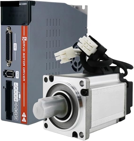 Servo Motor Servo Motor Brake 200W 400W 600W AC servo Motor with Drive kit 60st 3000rpm(200W 23bit)