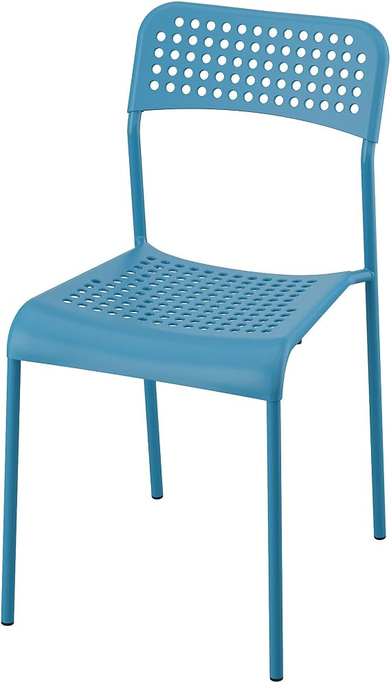 Plastik sandalye, mavi