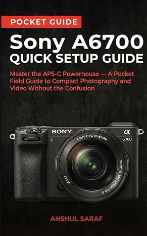 Sony A6700 Quick Setup Guide: Master the APS-C Powerhouse — A Pocket Field Guide to Compact Photography and Video Without the Confusion (Digital ... Guide For Nikon, Canon, Sony & Fujifilms)