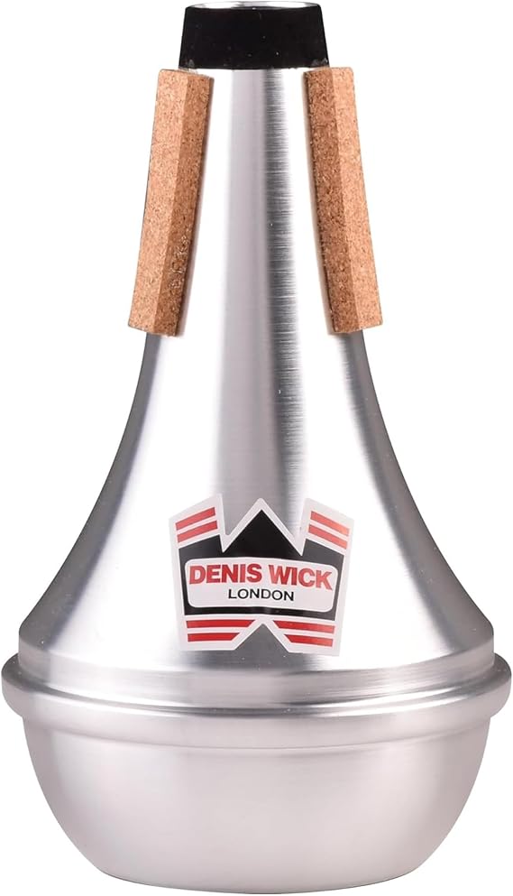 Denis Wick Trompet amortisör, düz gümüş, DW5504