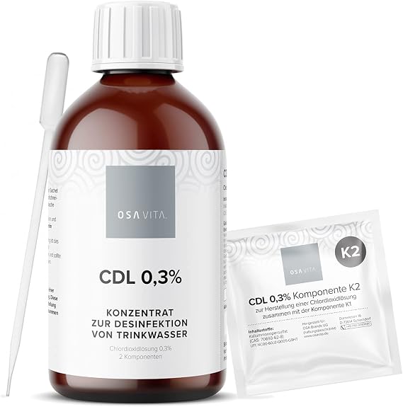 CDL 0.3% Chlorine Dioxide Concentrate - Efficacy Test According to