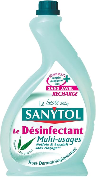 Sanytol - 33631205 - Multi-Purpose Disinfectant Gun Refill - 500 ml - Pack of 2