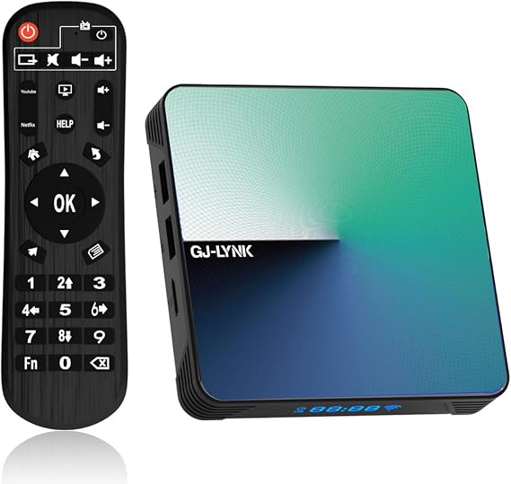 CHROX Android 13.0 TV Box, 4GB RAM 64GB ROM, GK28 Android TV Box 4K Wifi 6, RK3528 Quad Core, 2.4G/5G Wifi Bluetooth 5.0 USB 3.0 Smart TV Box, 2gb+16gb
