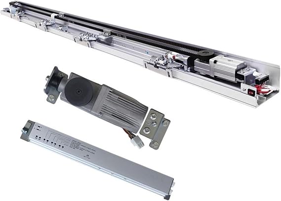 Automatic Door Unit Electric Sliding Track Induction Motor Complete Set Glass Stable, Low Noise