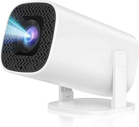Mini Projector with Bluetooth, Support 4K Support 130" Screen Movie Projector with Auto Focus & Keystone, 5G+2.4G WiFi 6 Connection Video Projector Compatible with Smartphone Laptop