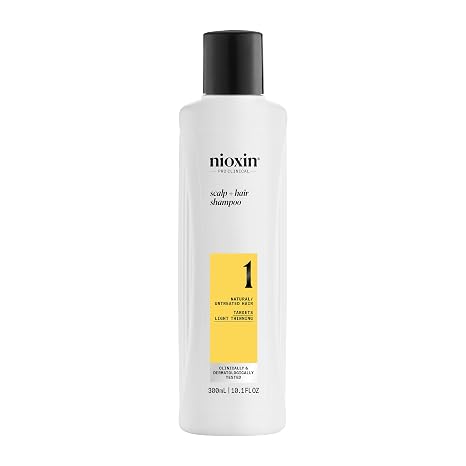 Nioxin Sistema 1 Shampoo / Conditioner / Treatment - for Hair and Scalp - Natural Hair with Mild Thinning