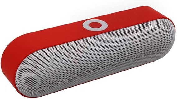 Mini Bluetooth Speaker Portable Wireless Speaker Sound System 3D Stereo Music Surround Support Bluetooth TF AUX USB (Color : Silver)