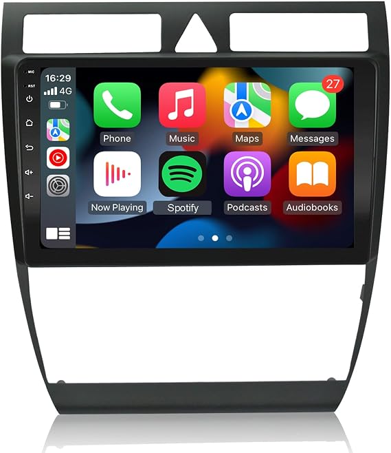 Carplay Radio Android Car Stereo for Audi A6 C5 1997-2004 S6 1999-2004