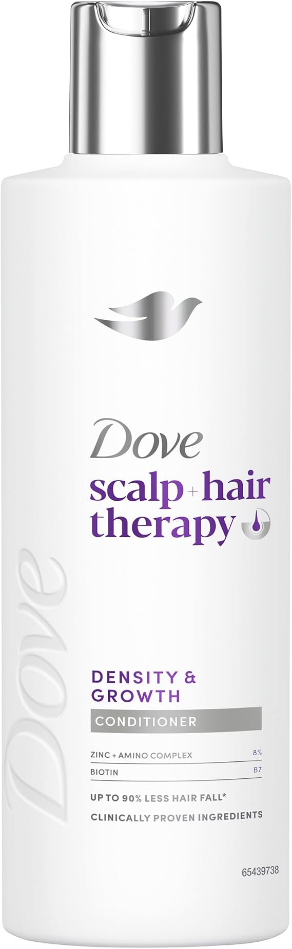 Dove scalp + hair therapy Density & Growth¹ Conditioner hair care with Amino Complex, Zinc and Biotin for up to 90%* less hair fall 250 ml