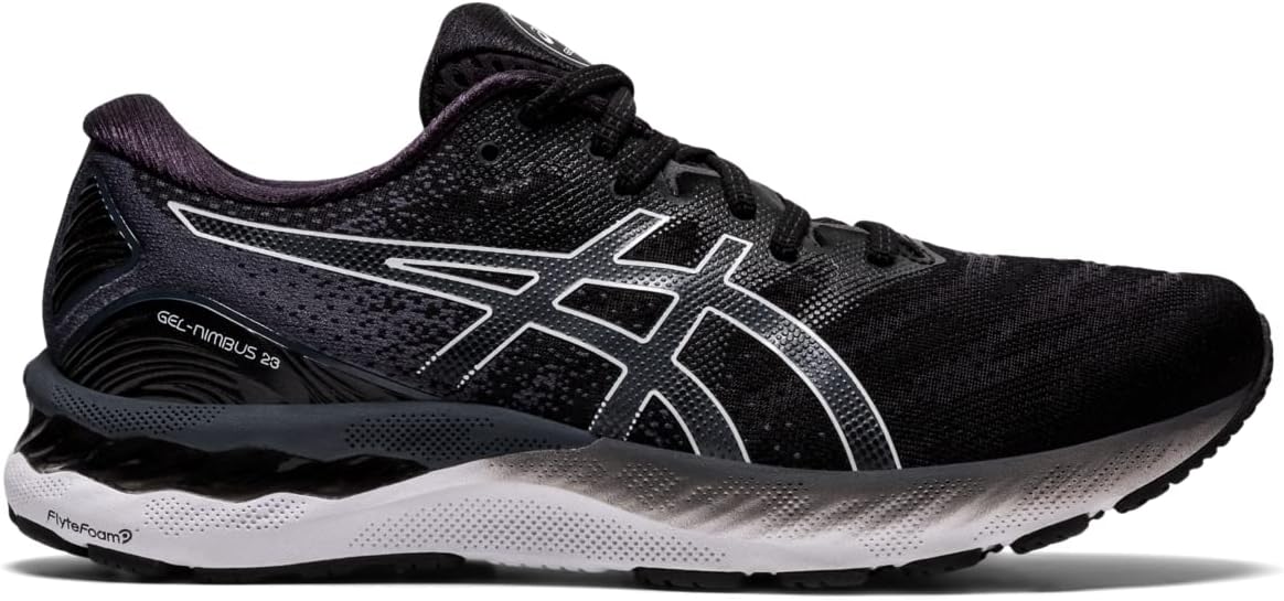 ASICS Men's Gel-Nimbus 23 Running Shoes, 8.5M, Black/White, multicolor black / white, 26.5 cm