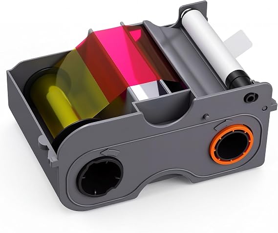 Dunzoom 1 Pack Ymcko Ribbon Compatible with Fargo Dtc1250e/dtc1000