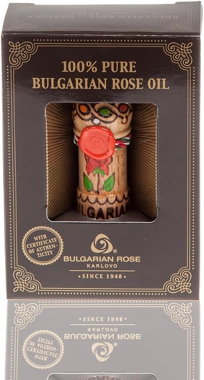 100% PURE BULGARIA ROSE OIL IN A BOX - 0,5 ml