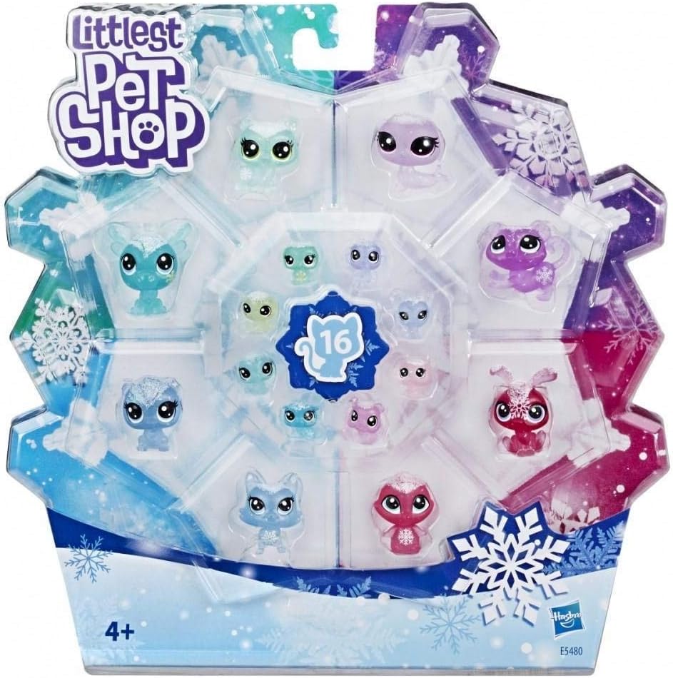 Littlest Pet Shop Frosted Wonderland Pet Pack - 16 Figures Included