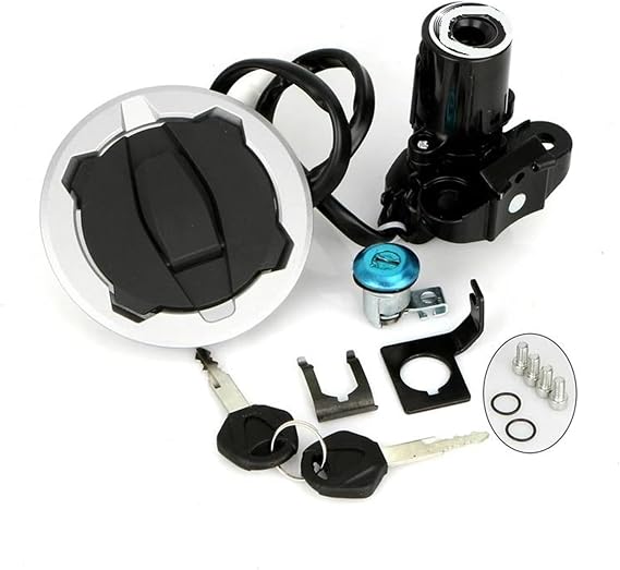 Motorcycle Ignition Switch Fuel G&AS Cap Cover Seat Locks Kit For K&AWAS&AKI Z800 Z900 Z900RS Z 800 900 2017-2023