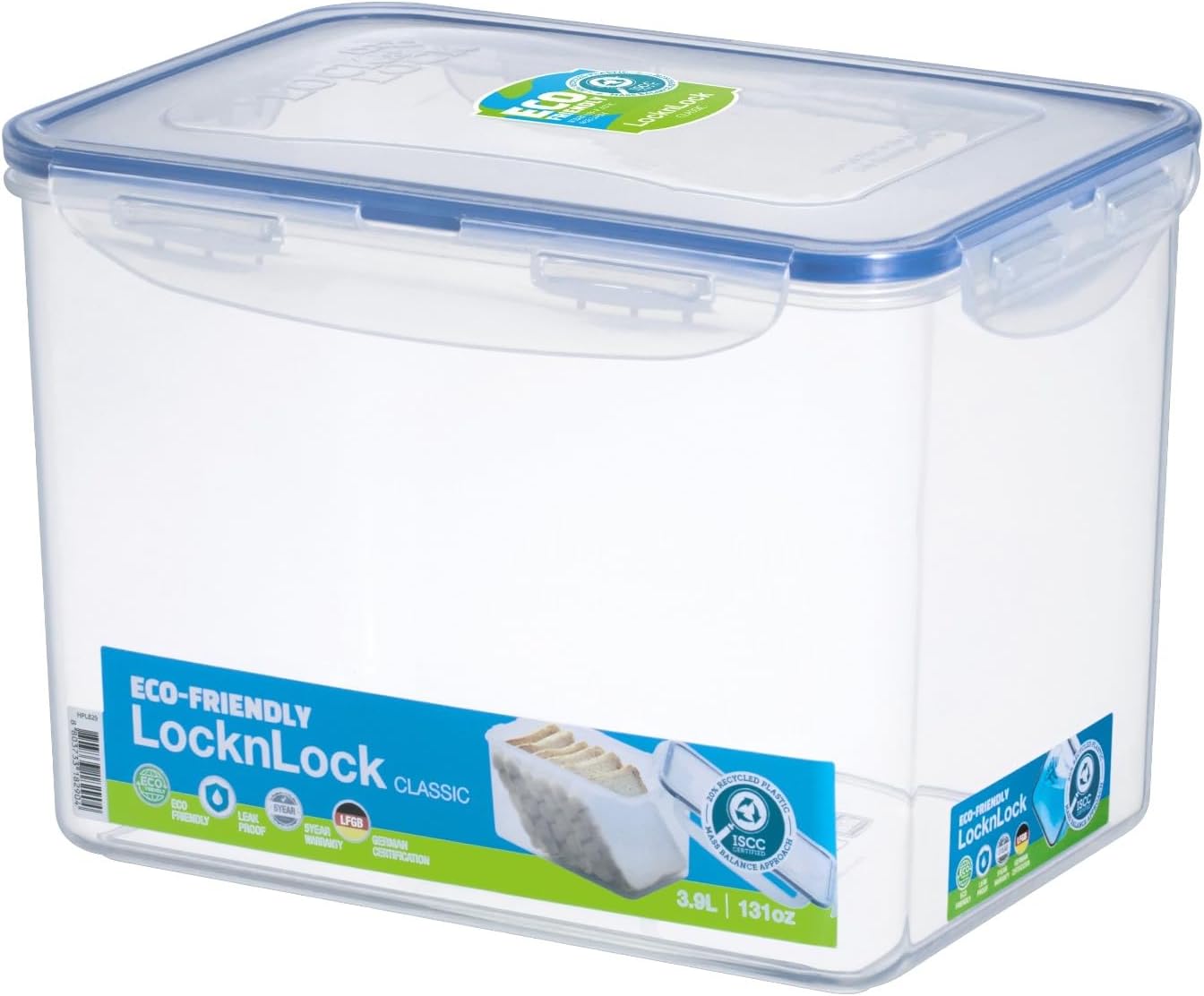 Rectangular 3.9ltr 234 x 165 x 165mm
