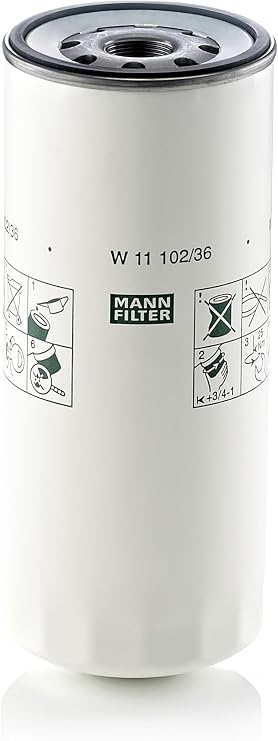 Original MANN-FILTER Oil filter W 11 102/36 – For Passenger Cars and Utility Vehicles