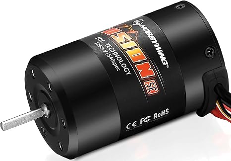 Hobbywing Quicrun Fusion SE 1200KV Sensored Brushless 2in1 HW30404318, Black