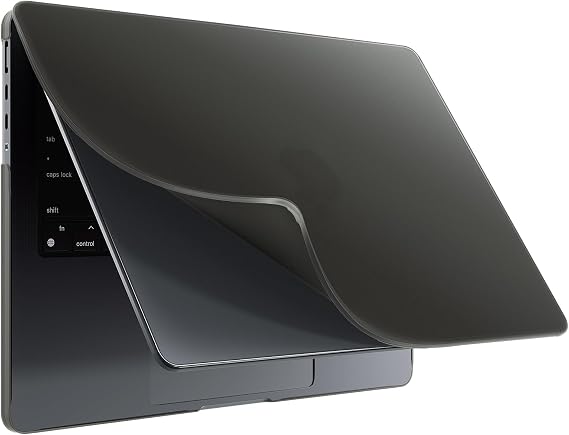BlueSwan for MacBook Pro 14 inch Case M5-M1 Flexible Shockproof Frost Black
