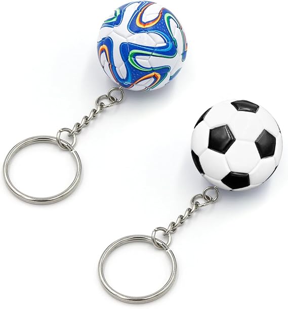 Pack of 2 Personalized Football Pendants, Creative Couple Keychains