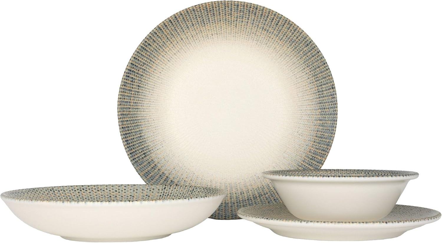 Bonna Dinnerware Set (Medium) - Sway - 24 Pieces - 6 Persons - Porcelain