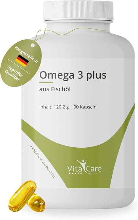 VitaCare Omega 3 Plus Fish Oil Capsules 90 Pack